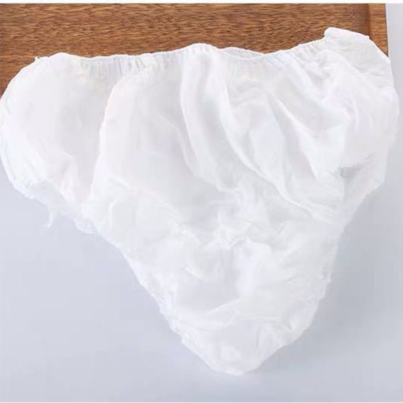 Sterile disposable underwear non-woven beauty SPA sweat sauna pants unisex breathable independent packaging