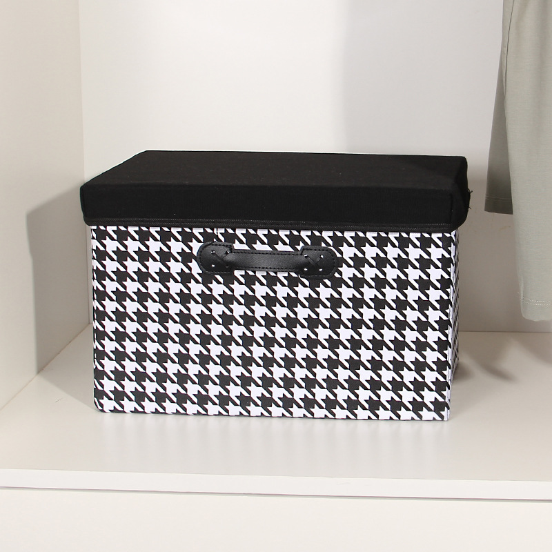 Non-woven houndstooth large 48*33*32.5cm