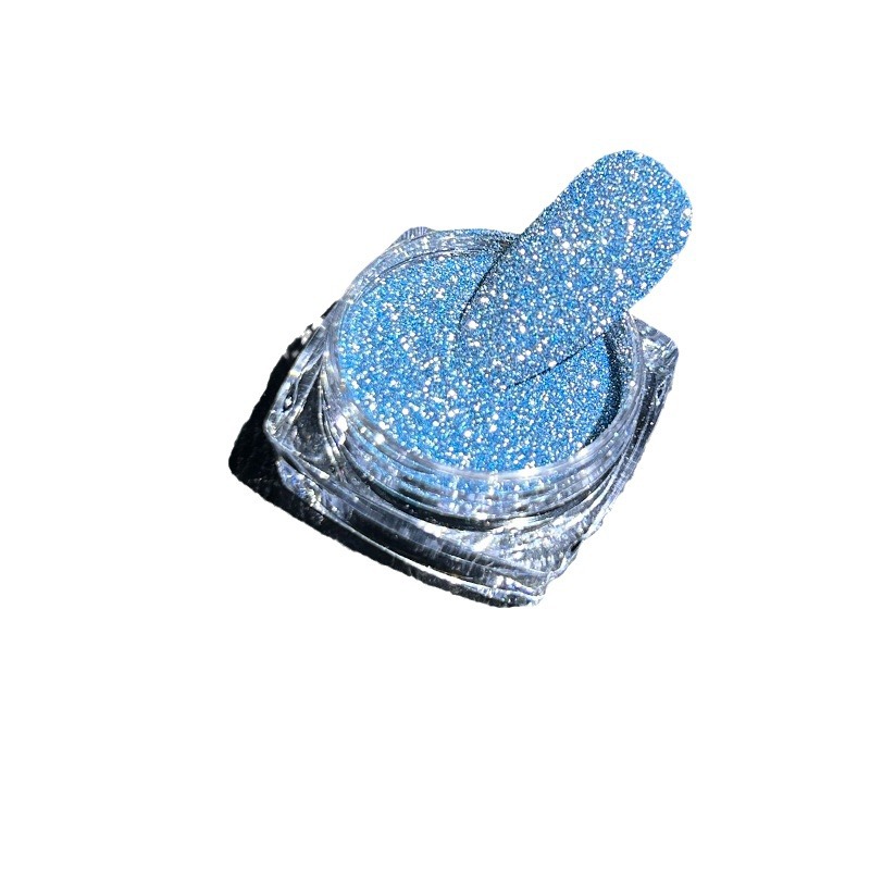 Cross-border special for crystal broken diamond powder net red reflective disco flash powder diy drop glue flow hemp laser high flash broken diamond powder