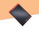 10 inch straight edge monochromatic screen: red