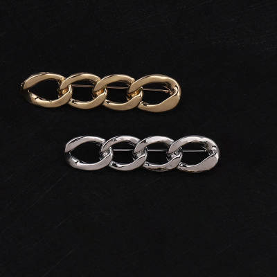 Gap Chain Brooch Waist Change Small Artifact Skirt Anti-running Light Buckle Women's Loose Waist Pin Waist Fixed Clothes