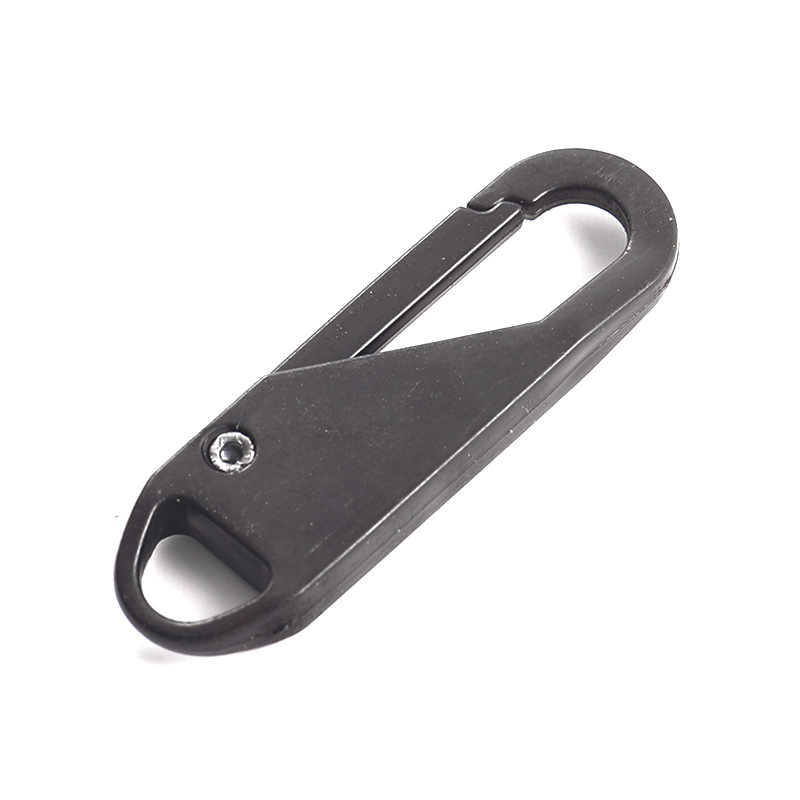 Tool-free removable zipper head bag bag coat clothes shoes boots metal zipper pendant pull piece