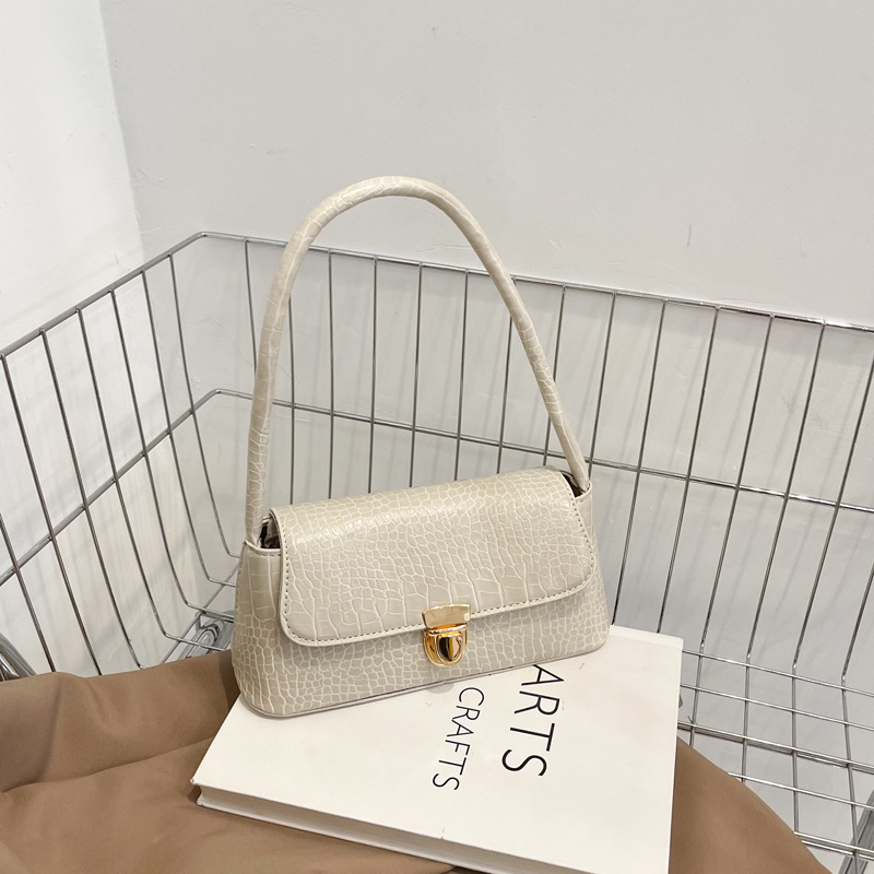 Women's bag wholesale 2022 summer Internet celebrity popular new trendy Korean style all-match stone pattern Fashion shoulder bag underarm bag