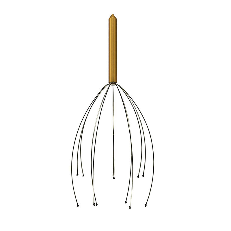 New Head Massager Octopus Head Massager Massage Comb Metal Head Massager Soul Extractor