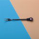 Fork 15cm black palm powder meat pad fork