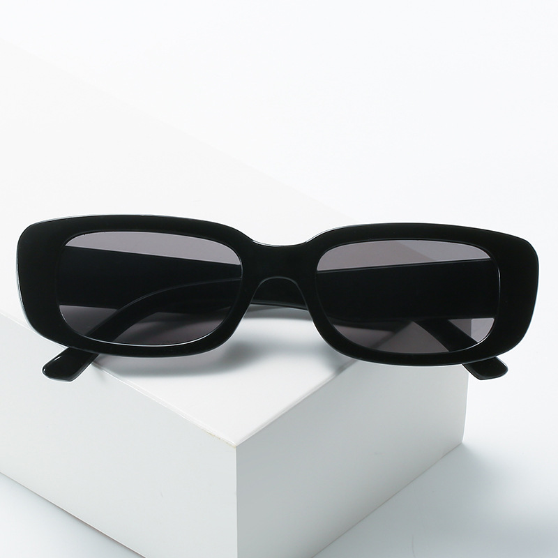 New Retro Small Frame Square Sunglasses Personalized European and American Women Sunglasses Cross-border Trendy Street Photographic Sunglasses