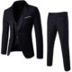 2023 Foreign Trade Four Seasons Business Casual Suit Three-piece Groom Best Man Wedding Suit 9-color S-6XL
