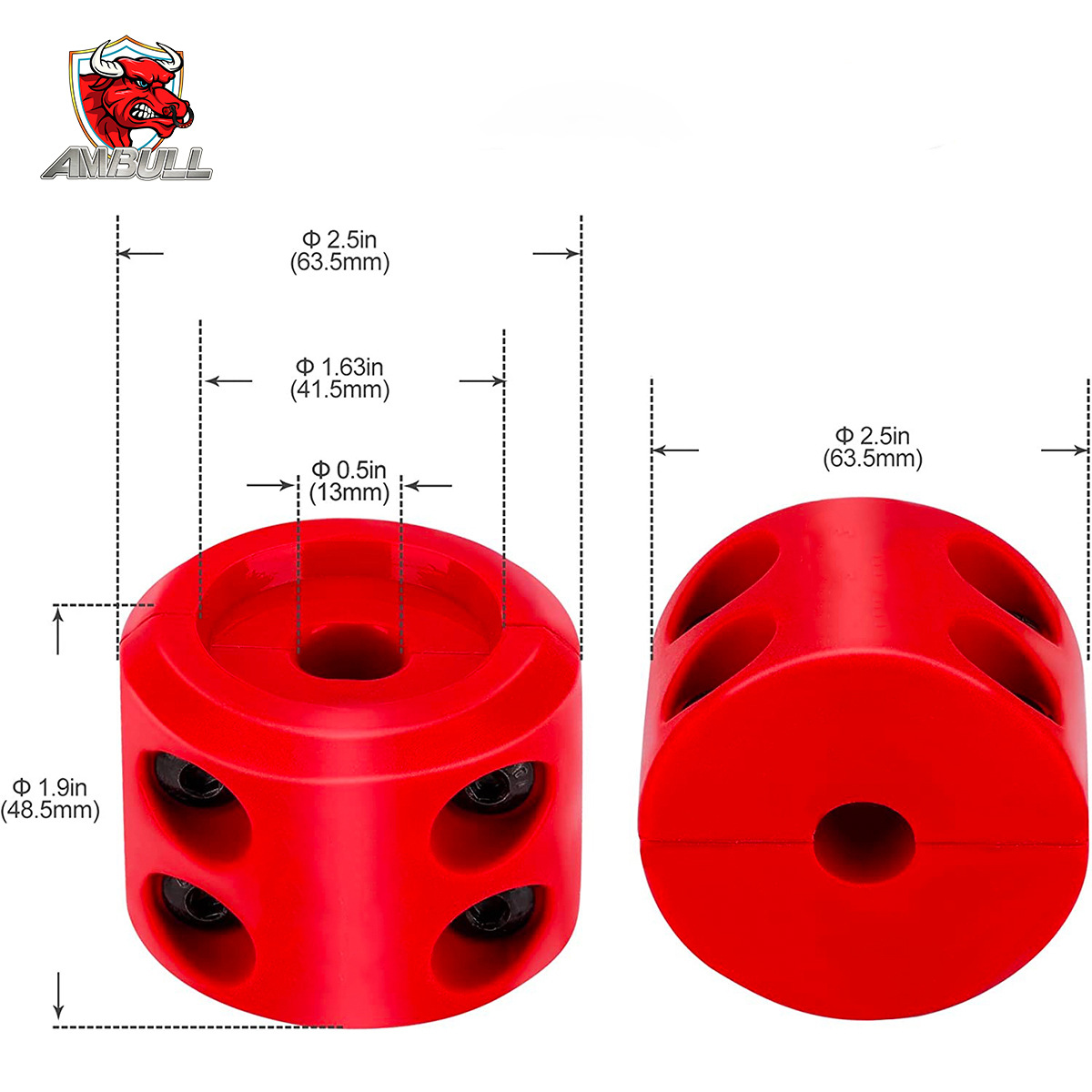 Cross-border hot-selling products cable protection rubber wire plug winch hook stopper car modification parts
