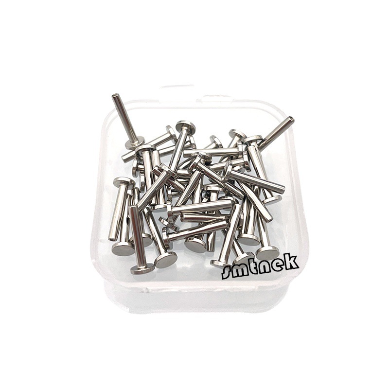1.2/1.6mm spot quick titanium steel stainless steel inner teeth lip nail Rod ear nail Rod tongue nail Rod puncture jewelry