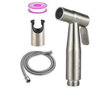 304 stainless steel toilet washer spray gun set wash butt shower booster washer nozzle