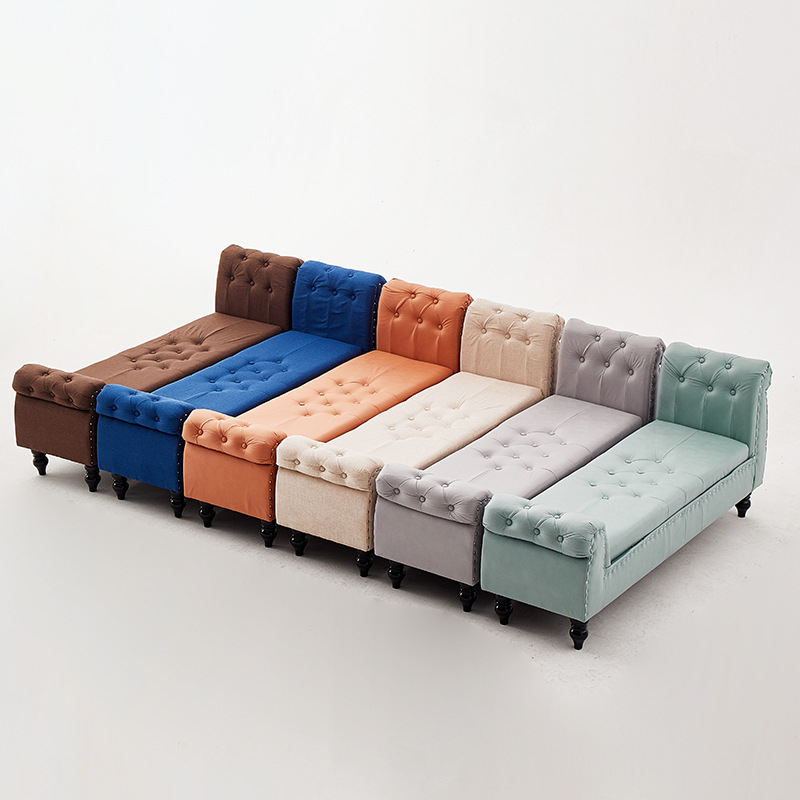 Bed End Sofa Stool American Style Shoe Changing Stool Bed European Style Sofa Bedroom Bed Front Cloakroom Bedside Stool Shoe Changing Stool