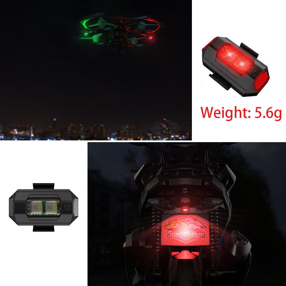 7-color signal light car motorcycle UAV flash light