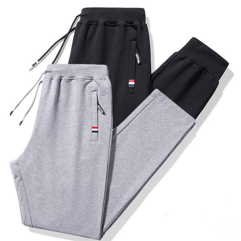 Cross-border trendy youth autumn men's cotton sweatpants casual sports ankle-length pants Amazon manufacturer