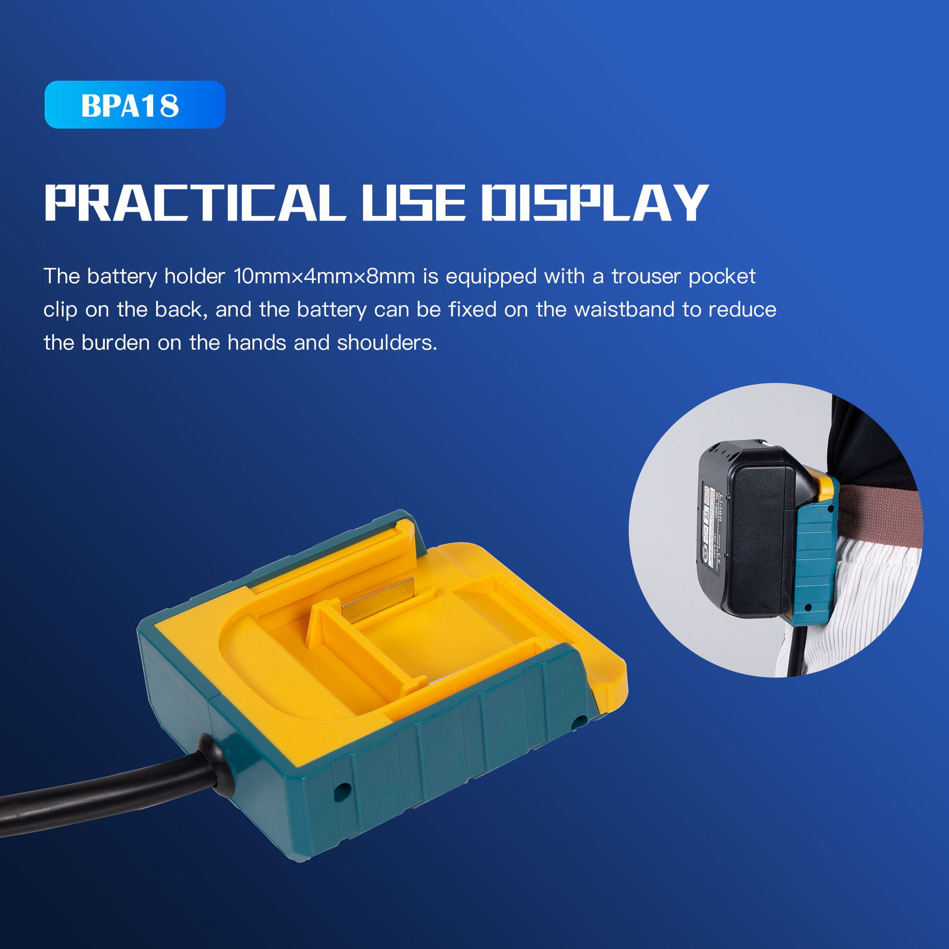 Instead of BAP18A Makita battery tool converter, you can choose Devy Milwauch Bosch interface weight reducer