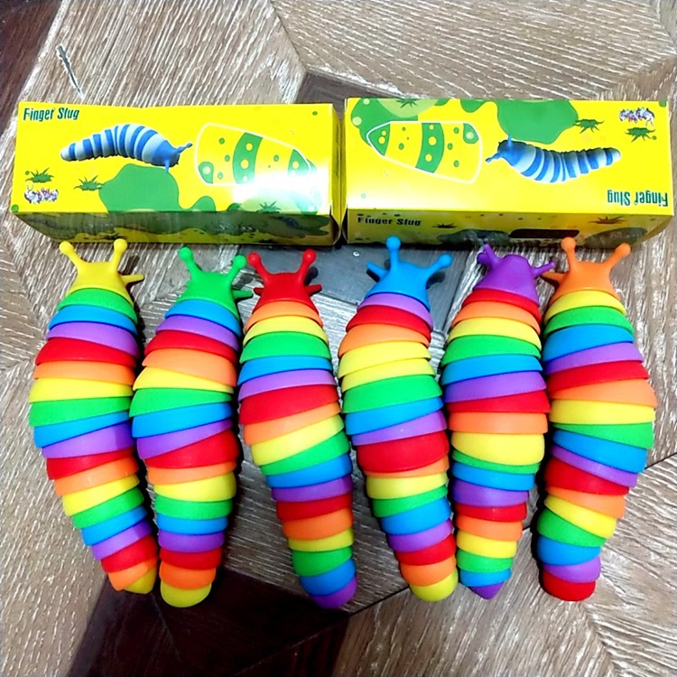 Cross-border Internet Red Explosions Caterpillar Nasal Trichomonas Decompression Toys Educational Trick Venting Small Toys for Children Wholesale