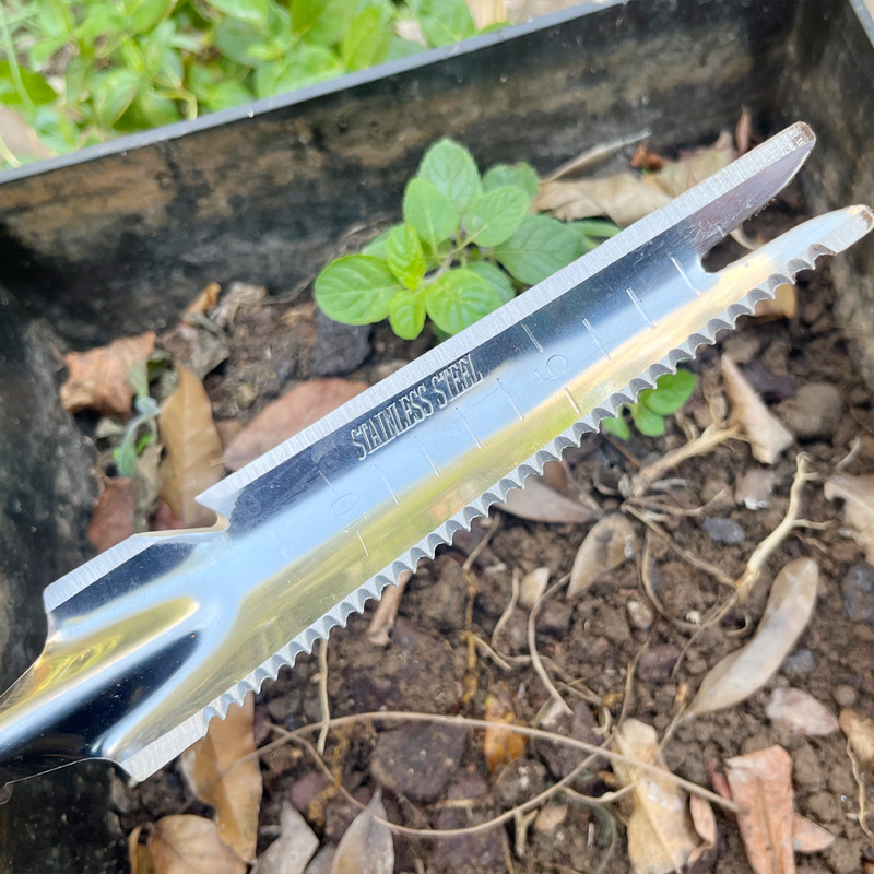 Gardening Shovel Stainless Steel Shovel Flower Planting Vegetable Planting Tool Saw Hoe Courtyard Cast Sea Pine Soil Set Household Vegetable Garden