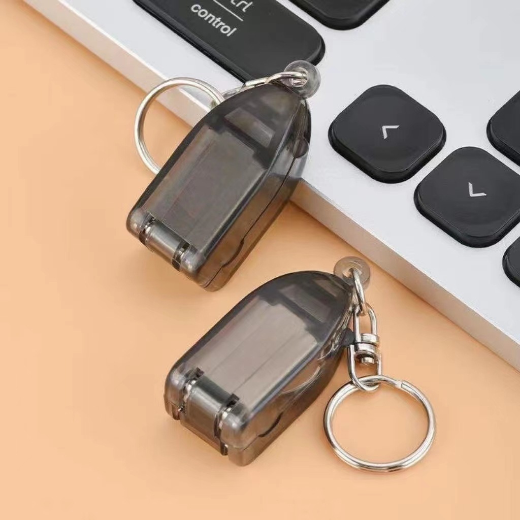 Creative transformers nail clippers mini folding nail clippers stainless steel portable nail clippers key pendant wholesale