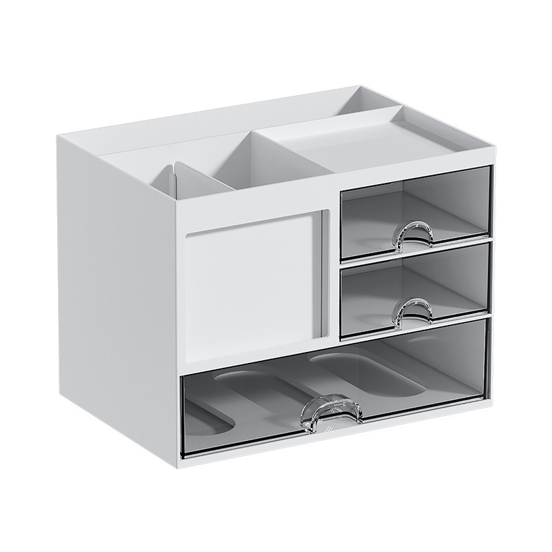 Storage Box Desktop Drawer Transparent Stackable Hand Account Sorting Artifact Desk Storage Rack