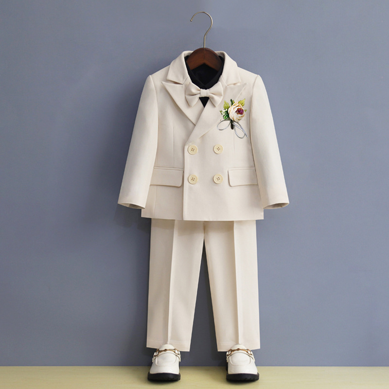 Children's suit suit children's flower girl wedding dress baby's birthday British suit boys' performance clothes