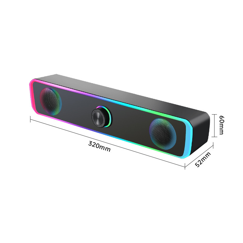 Cross-border desktop computer mobile phone Bluetooth audio notebook desktop small speaker Home Mini wired subwoofer