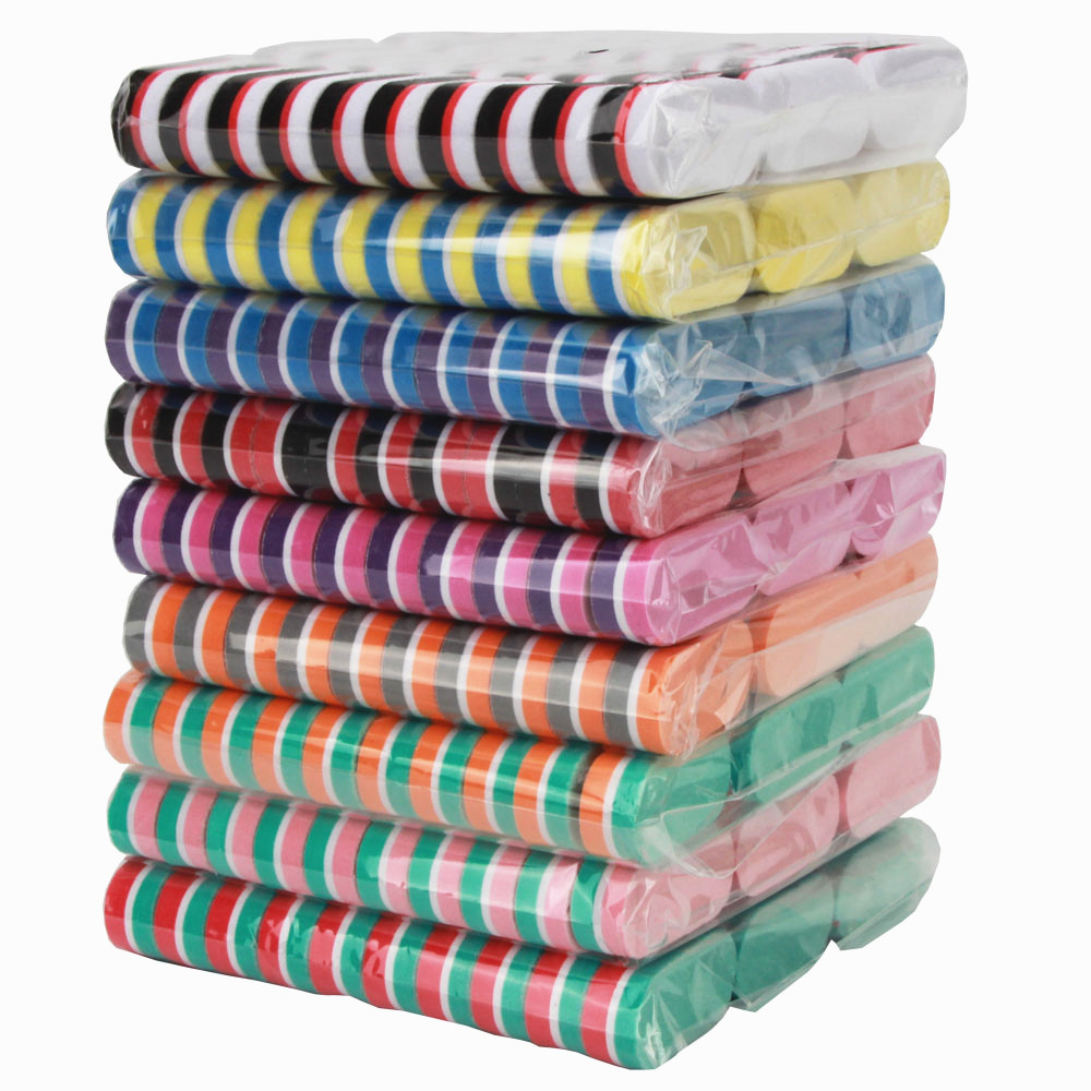 Mini high elastic sponge frustration long round small sponge polishing nail file new mini double-sided polishing strip