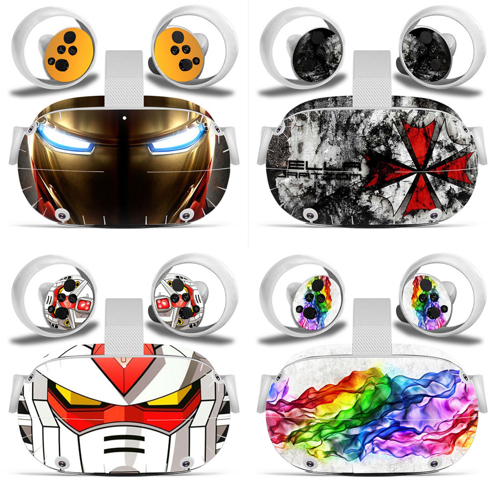 Oculus Quest All-in-One 2 Generation VR Glasses Storage Box VR Glasses Cartoon Sticker Film Creative Sticker