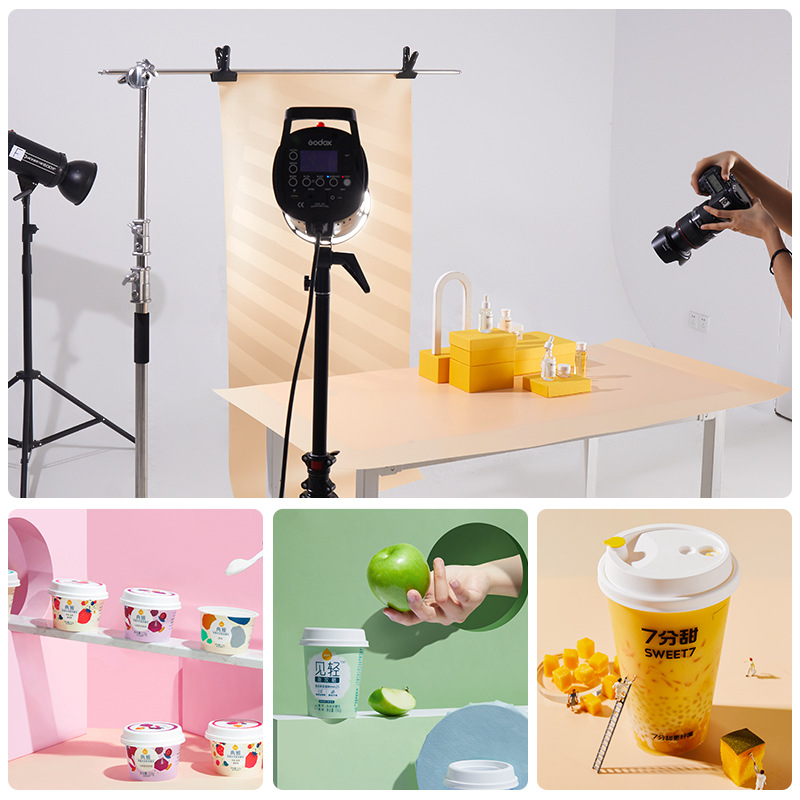 Frosted reflection solid color PVC background board ins Net Red Anchor Live photography background shooting background cloth