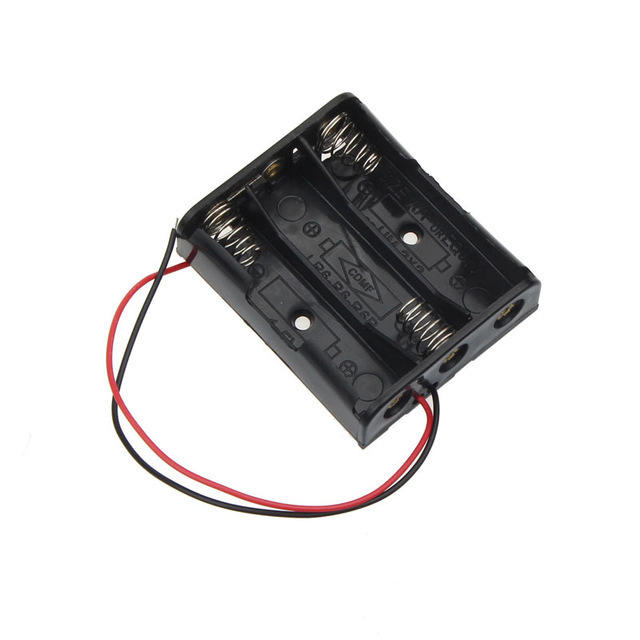 No. 7 battery box 1 section 2 section 3 Section 4 Section side by side with line AAA No. 7 battery box without cover