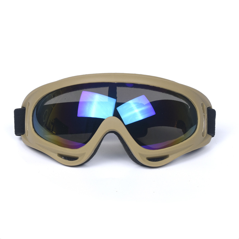 Glasses Colored frame multicolored ski glasses motorcycle goggles labor goggles Adult goggles_voghion.com