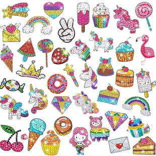 New Mermaid Unicorn Children DIY Random Stickers Diamond Painting Diamond Painting Stickers Random Stickers Manufacturers