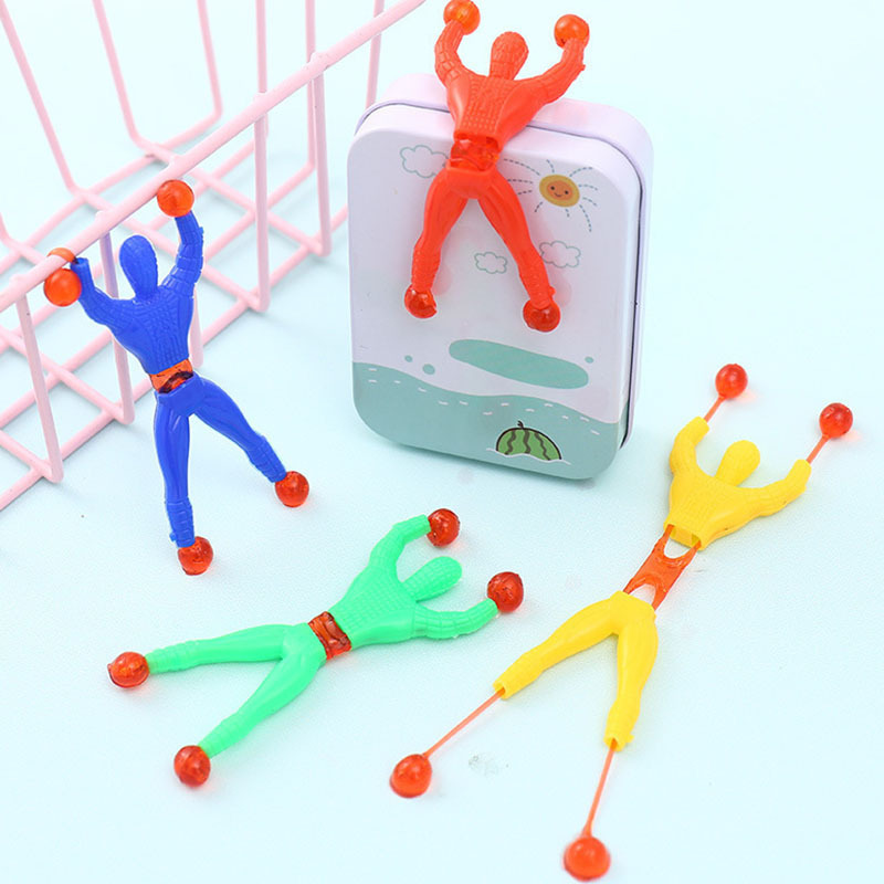 Climbing the Wall Spider-Man Children's Toy Flip Spider-Man Palm Meteor Hammer Decompression Artifact Creative Trick Decompression
