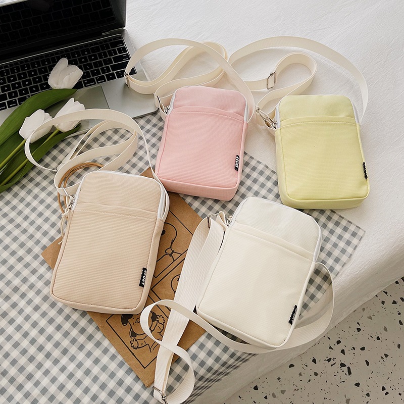 New large screen mobile phone bag women's shoulder messenger bag coin purse Oxford cloth bag wrist bag mother bag dancing arm bag
