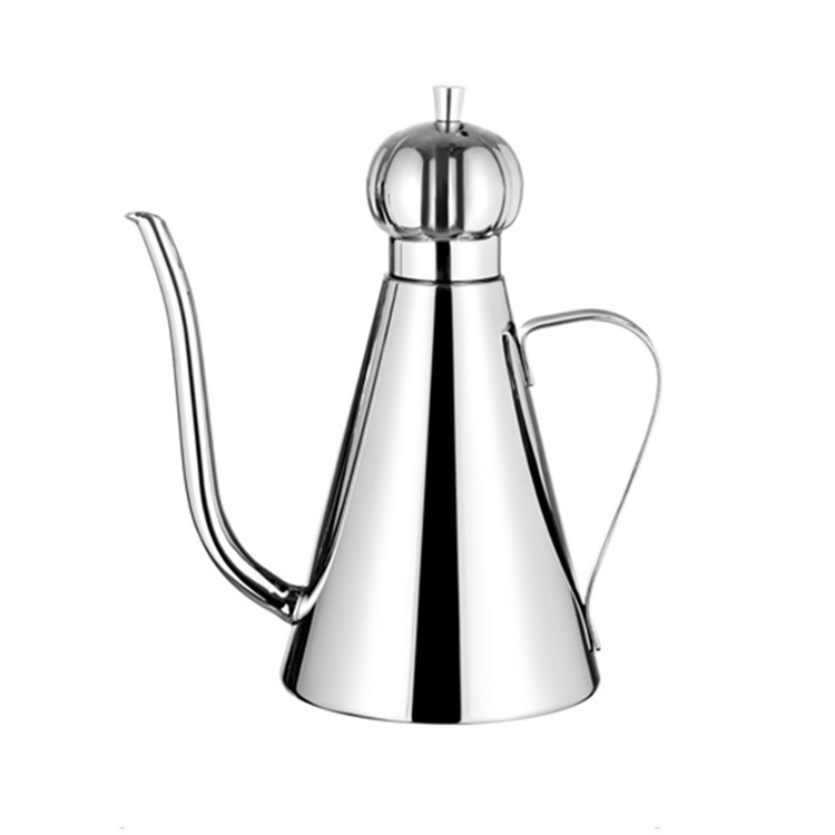 Factory direct food grade 304 stainless steel tapered oil pot Anshi Pot Kitchen hotel stainless steel soy sauce pot