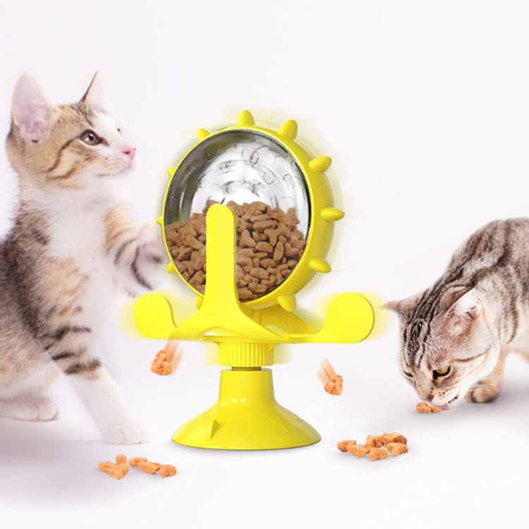 ペット用品猫ターンテーブル猫玩具猫棒を笑わせる風車を回して食べるおもちゃ猫棒を笑わせる猫棒のお金を稼ぐ輪|undefined