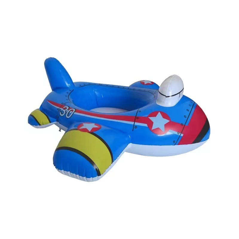 Children's cartoon car boat infant swimming police car seat ring dirt car will be called Water Car boat wholesale