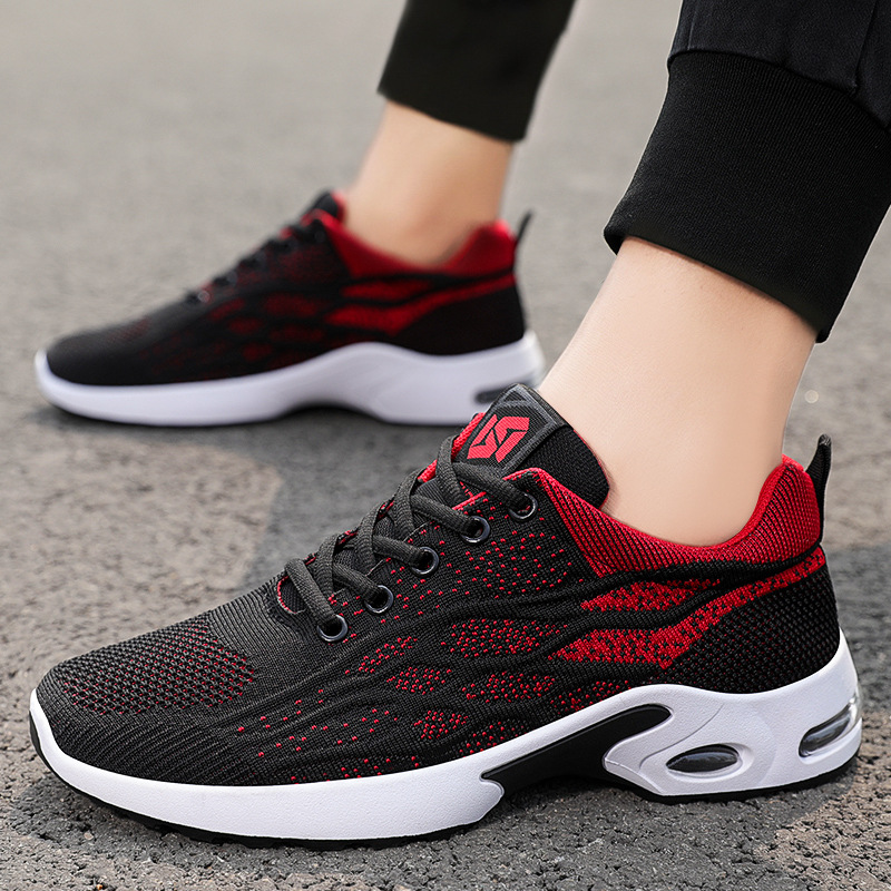 sneaker Men's 2025 Foreign Trade New Shoes Men's Breathable Lace-up Running Shoes Fashionable Korean Style Lightweight Casual Men's Shoes