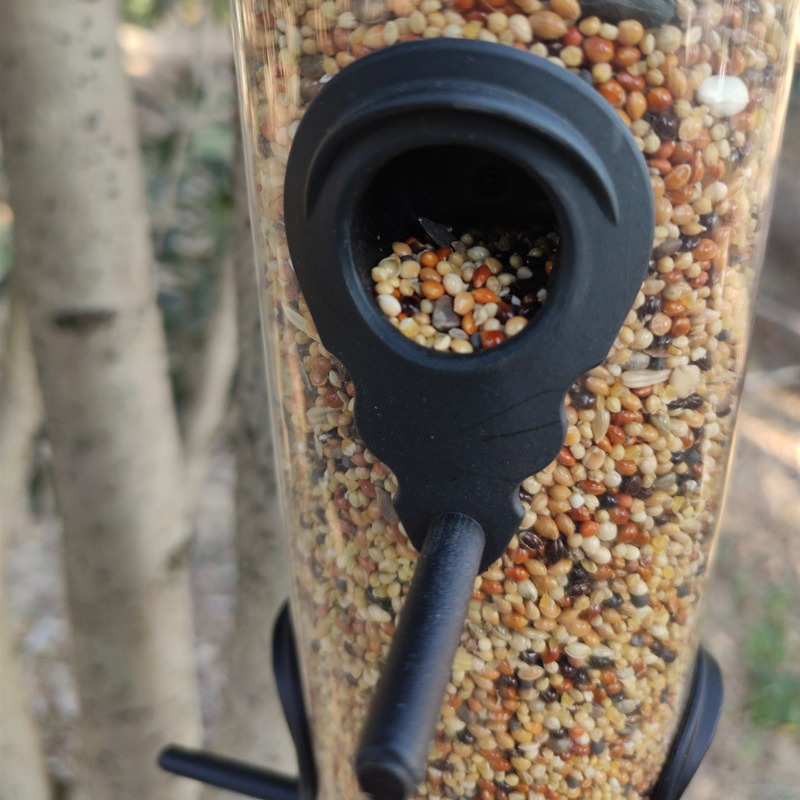 Outdoor Bird Feeder Hanging Feeder Removable Cleaning Windproof Automatic Bird Feeder