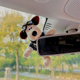 Blue Starry flying mirror dog-rearview mirror decoration