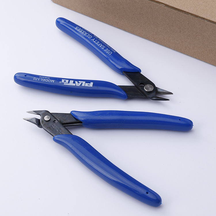 PLATO 170 diagonal pliers plastic nozzle mini electronic hand tool scissors DIY model industrial grade scissors