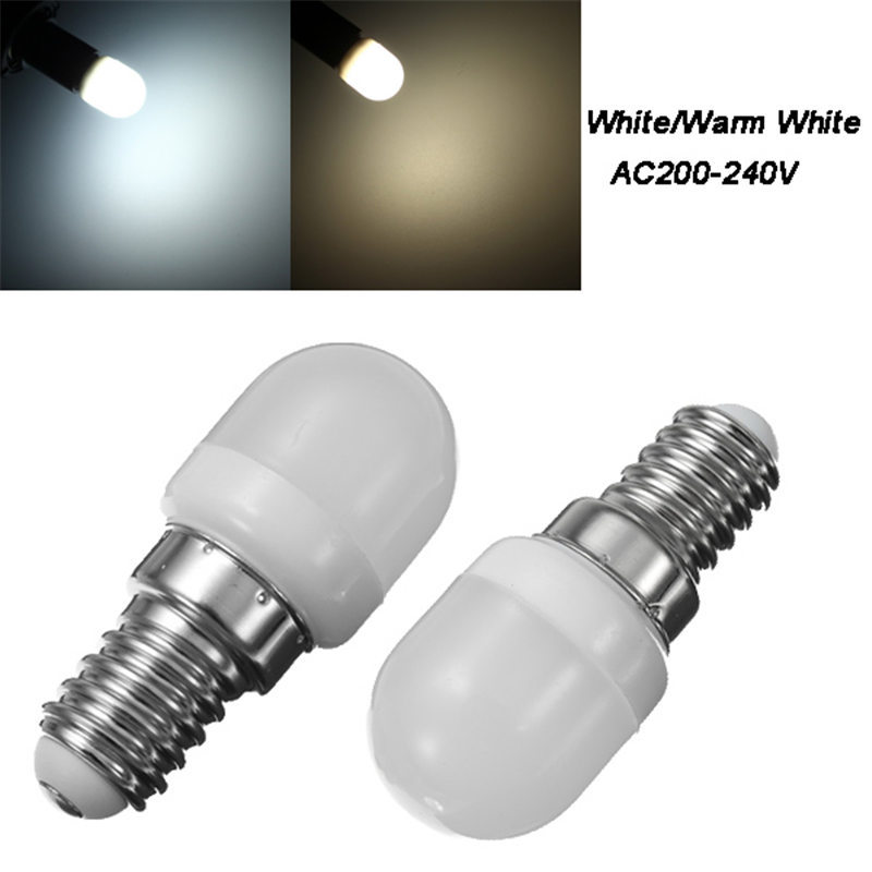 LED Mini Fridge Light E14 Small Screw Base 2W 220V Milky Cover High Quality T22 Bulb LED Indicator Energy Saving Lamp