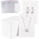 White card necklace card K330;50 sheets