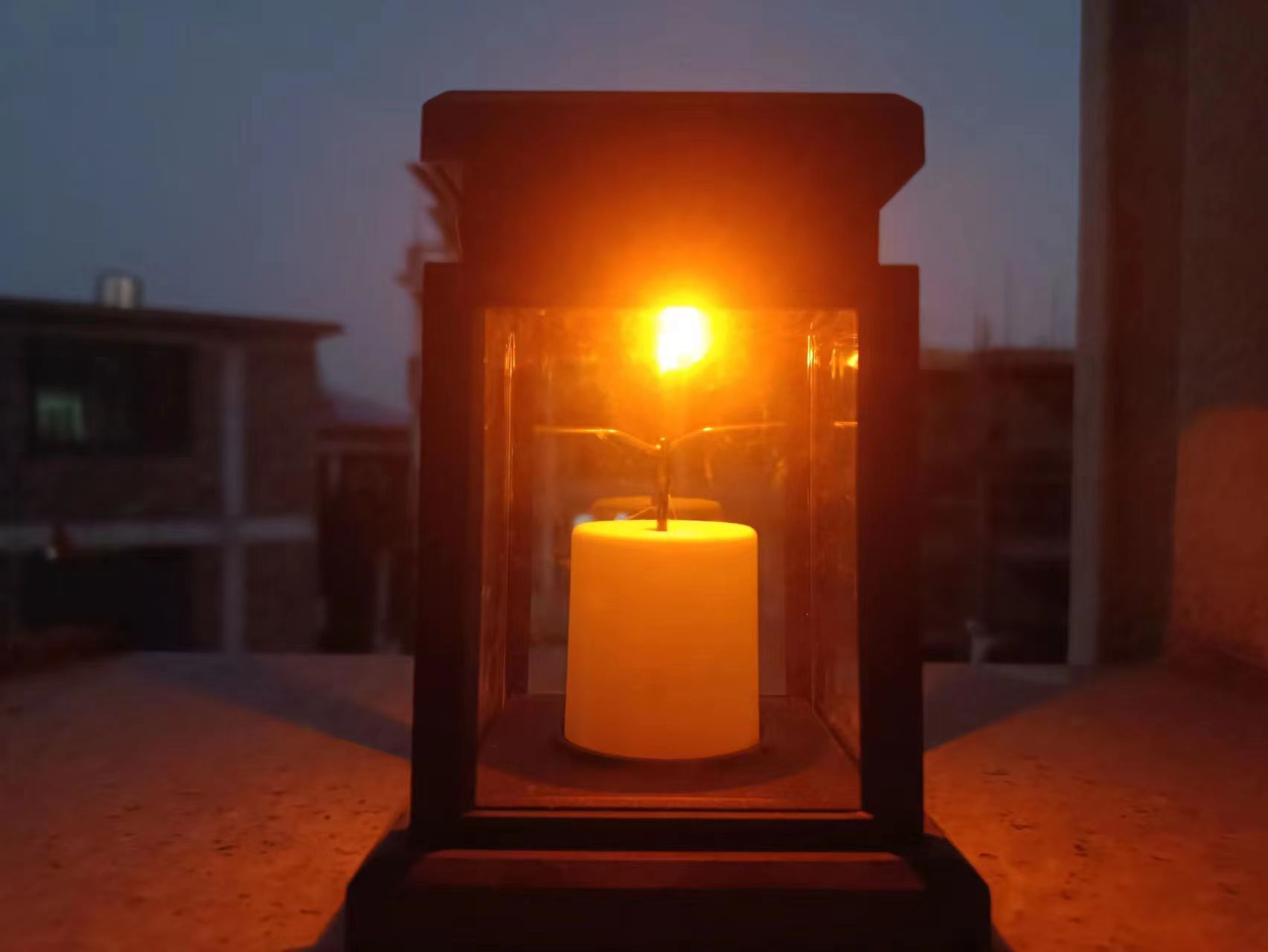 Solar Palace Light Candle Color Line Light Outdoor Small Palace Light Landscape Solar Small Wind Light Portable Light Solar Hanging