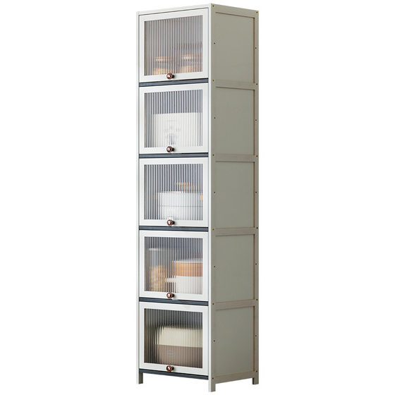 Gap Kitchen Storage Rack Flatting Rack Seasoning Rack Storage Rack Kitchen Supplies Sideboard Household Multi-Layer Cabinet