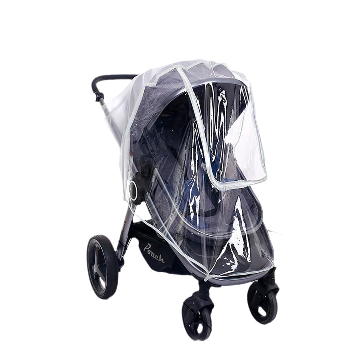 Universal stroller rain cover children's car windshield baby stroller umbrella car rain cover stroller protective cover raincoat