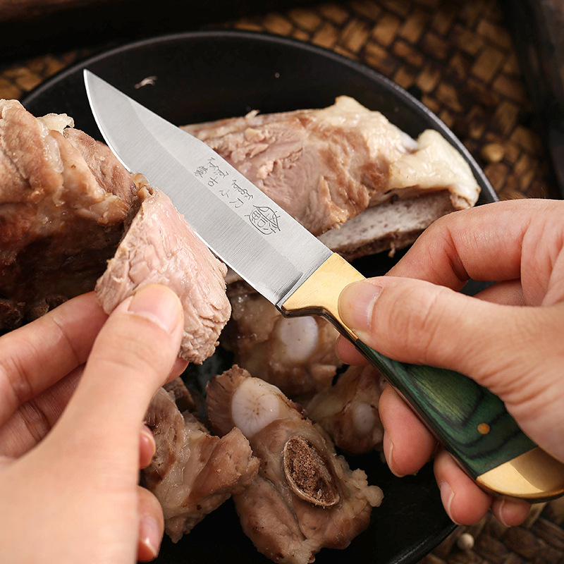 メーカー直販モンゴルナイフキッチン家庭用果物ナイフ牛と羊の手の肉ナイフ屋外キャンプ焼肉ナイフ|undefined