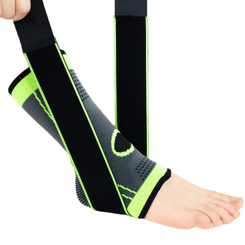 Nylon sports ankle protection men's and women's sports four-side elastic warm breathable ankle support fixed ankle protector