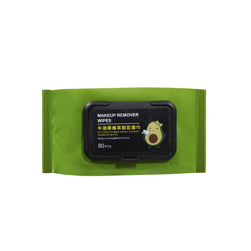 Avocado makeup remover wipes eye and lip face deep cleansing water cotton extraction cleansing water makeup remover cotton disposable