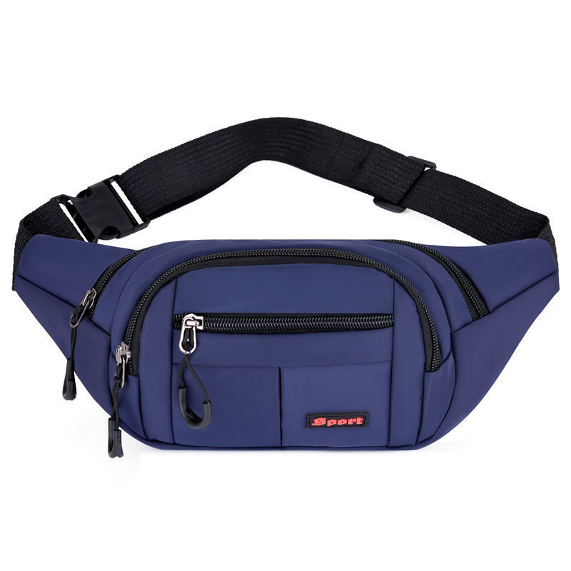 New men's and women's waist bag business money collection large capacity bag sports multi-functional messenger bag casual waterproof mobile phone chest bag
