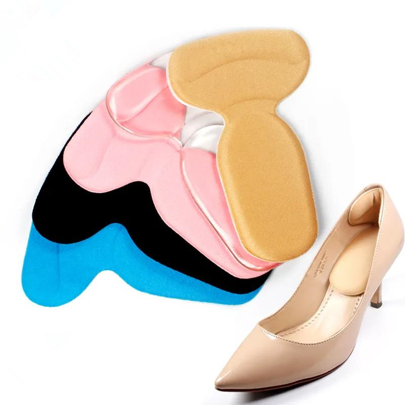 Flannel Forefoot Pad Two-in-One Heel Sticker Anti-grinding Foot Sticker GEL Half Size Pad Shock Absorbing Pad Women's High Heel Heel Pad