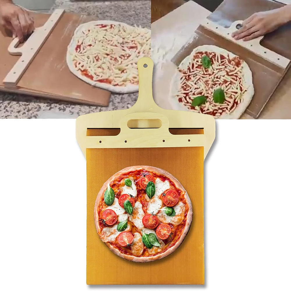 Pala Pizza Scorrevole трансграничная новая деревянная раздвижная Лопата для пиццы бытовой лоток Лопата для пиццы